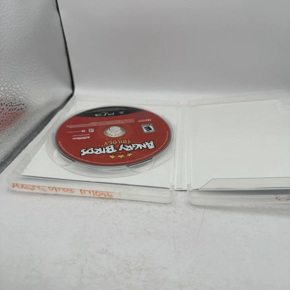 Angry Birds Trilogy PlayStation 3 2012 Game & Case Activision Excellent Disc